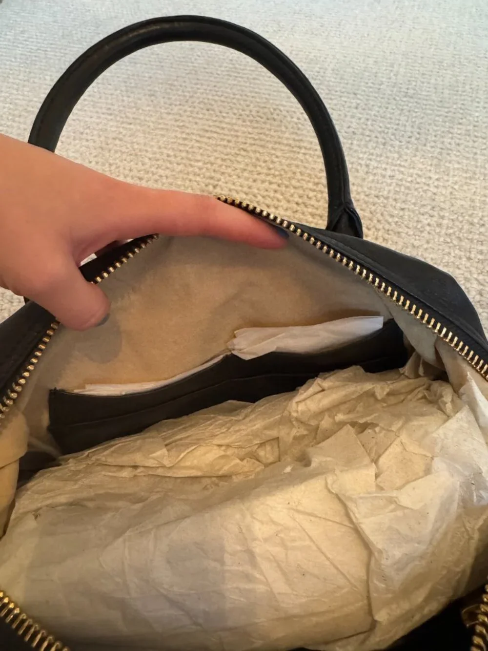 New with tags (NWT) Black Boktier medium satchel.